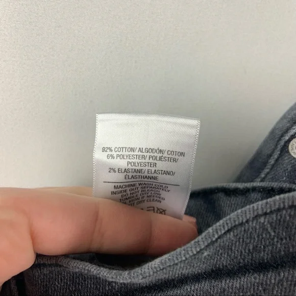 HUDSON Grey Black Nico Mid-Rise Super Skinny Ankle Stretch Jeans - Picture 10 of 12